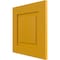 Ekena Millwork 12"W x 12"H True Fit PVC Raised Panel Shutters Sample, Turmeric SAMPLE-TFPRPTU - alternate 4
